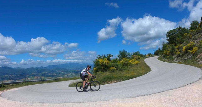 Percorsi bici da strada a Cingoli e dintorni