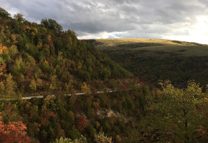 giro delle tre valli serrapetrona, camerino e braccano monte san vicino